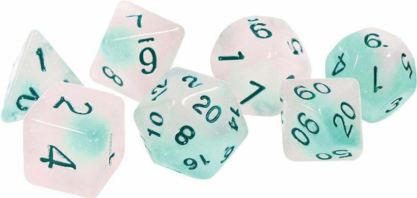 Sirius Dice RPG Dice Set 7 Frosted Glowworm